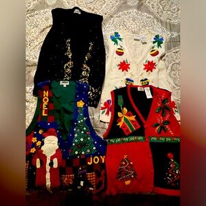 Lot of Christmas sweaters
